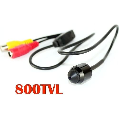 800TVL Mini Surveillance Camera 3.7mm Pinhole lens Mini Bullet Security Camera Metal Housing analog camera for cctv system