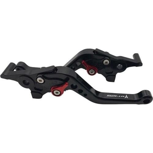 Motorcycle Handles Brake and Clutch Levers For Yamaha MT 125 MT-125 2014 2015 2016-2020 SEMSPEED CNC Adjustable Short Levers