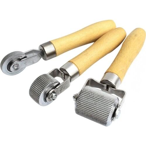 Car Tire Repair Kit Roller Auto Patch Roller Motorcycle Wheel Repair With Wooden Handle Tire Repairing Tool For Cars Accessories