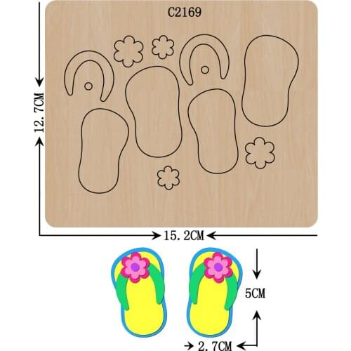New Shoes Wooden die Scrapbooking C2169 Cutting Dies
