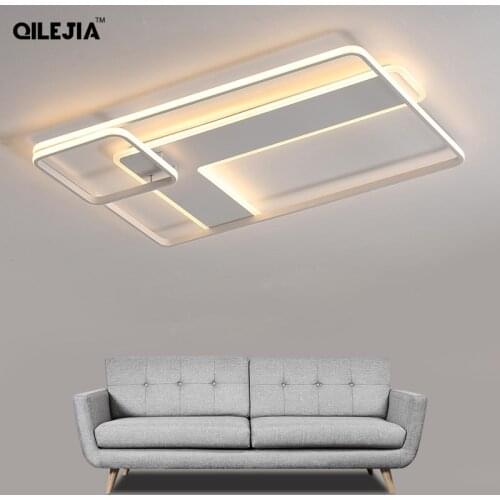 Modern New Design Chandelier Lights For Dining Room Kitchen Foyer White Grey Lamp Indoor Decoration Lighting Luminaria AC90-260V