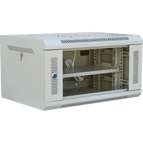 220V/110V 6U Network Cabinet Wall-mounted Cabinet Monitoring Weak-box Computer Cabinet for home or small office 1pc