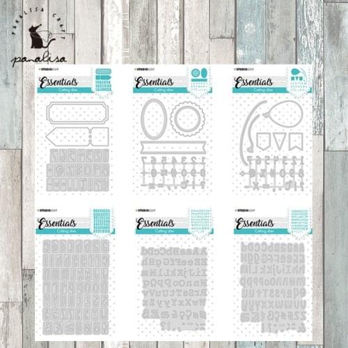 Panalisacraft 6 styles metal cutting dies new cut die decoration Scrapbook paper craft knife mould blade punch stencils dies