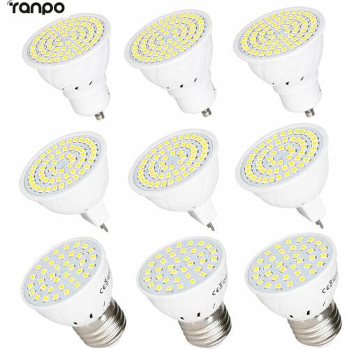 GU10 MR16 E27 LED Spot Light Bulbs 3W 5W 7W Screw Base 2835 SMD DC 12V 24V Supper Bright White LED Lamp for Home Hotel Spotlight