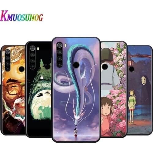 Japanese Hot Anime Spirited Away For Xiaomi Redmi Note 4 4X 5 5A 6 7 8 8T 9S/T 10 10S 5G Global version Por Max Phone Case