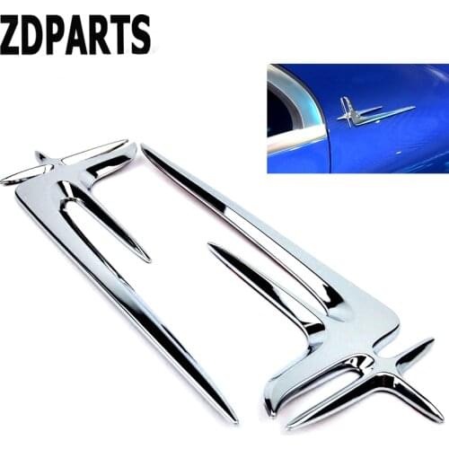 ZDPARTS 2PCS Car Stickers ABS Fender Side Badge Body Decal For Mercedes W211 W203 W204 W210 W205 W212 W220 AMG Class C sticker