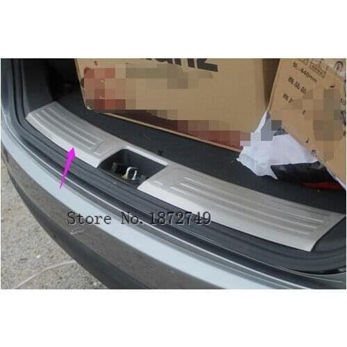 1pcs Stainless Inner Rear Bumper Guard Plate For Hyundai Tucson IX35 2010-2014