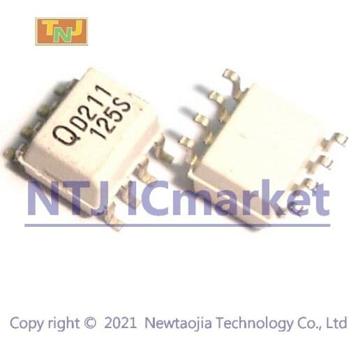 10 PCS MOCD211 SMD-8 QD211 OPTOISOLATOR TRANSISTOR OUTPUT IC CHIP