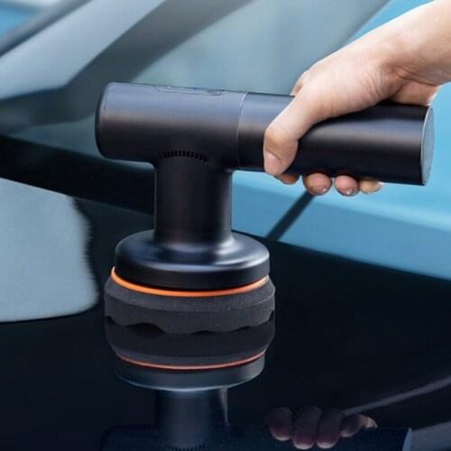 Wireless Car Waxing Machine with 3 Types Polishing Pads Vehicle Polishing Tools Rotary Car Buffer Polisher Waxer