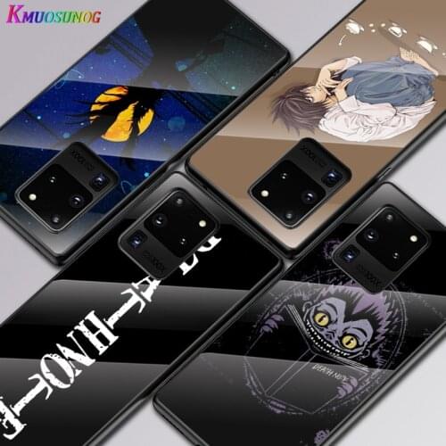 Anime Manga Death Note Ryuk For Samsung Galaxy S20 FE S10e S10 S9 S8 Ultra Plus Lite Plus 5G Tempered Glass Cover Phone Case