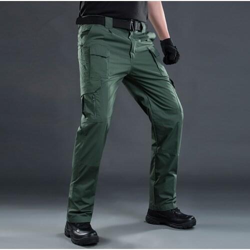 Urban Tactical Army Fans Pockets Single Pants Men Outdoor Military Training Hunting Climbing Hiking Tactical Overalls Trousers