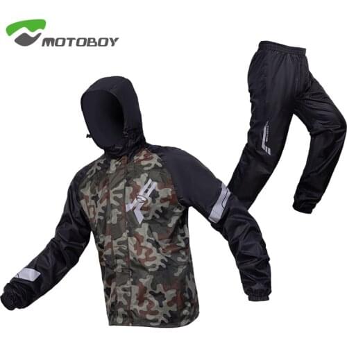 MOTOBOY 2020 new raincoat motorcycle riding raincoat rain pants set single motorcycle rider raincoat waterproof man