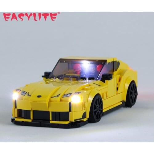 LED Light Set For 76901 Toyota GR Supra Speed Champions Toys Building Blocks Bricks Only Lighting Kit NOT Include The Model