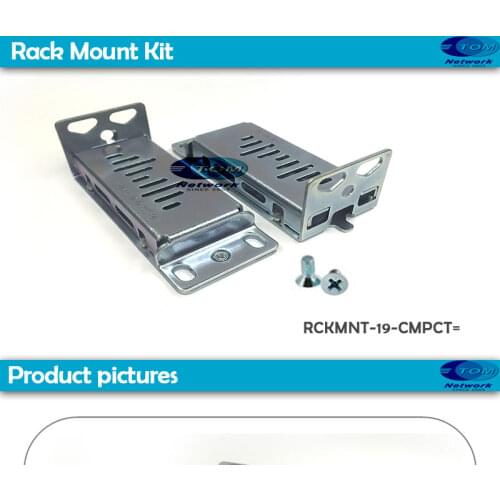 New RCKMNT-19-CMPCT= RCKMNT-19-CMPCT Rack Mount Kit Bracket Ear