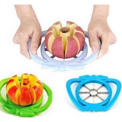 Apple cutter knife Corer Slicer Divider Fruit Knife For Apple Pear Stainless Healthy Safe ABS Kitchen Dining Bar tools gift