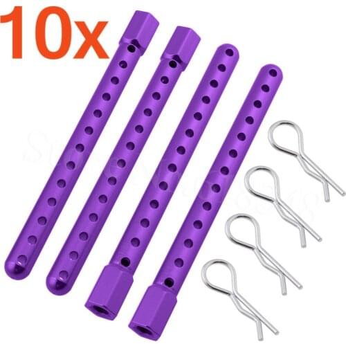 Wholesale 10Sets 02144B 122037 102237 Aluminum Body Post For HSP 1/10 On Road RC Car XSTR Power 94122 94102 94123 Redcat Racing