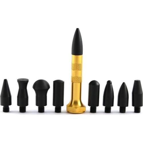 Car Body Dent Repair Knock Down Pen Aluminum Tools Tap Down Pen Hand Tools For Dent Removal Paintless kit