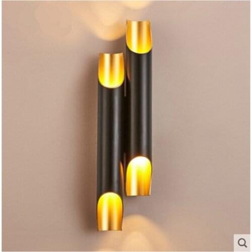 Northern Europe Post Modern Simple Up And Down 2 Sconce Wall Lamp 4 Light Source Living Room Bedroomindoor Wall Light Fixture