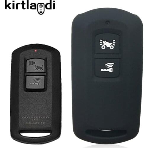 Kirtlandi Silicone Motor Remote Key Cover Case for HONDA PCX 150 VARIO SH125 Super Cub C125 Scooter 2 Buttons Key Holder Shell
