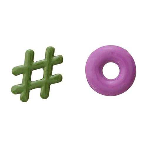 Cute Asymmetric Colliding Geometry Korean Earrings for Women Simple Symbol Dating Earrings Jewelry 2021 Trend Friend Gift M4