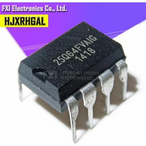 50PCS W25Q64FVAIG W25Q64 DIPP-8 DIP 25Q64