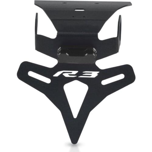 For YAMHA YZF R3 YZF-R3 YZFR3 2019 2020 Aluminum Motorcycle Motorcycle Rear License Plate Mount Holder with LED Light Moto part