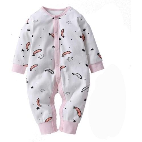 Newborn Baby Rompers Set Kid Jumpsuit Girls Girl Infant Cartoon Long Sleeve Romper Roupa Toddler Climbing Clothes High Quality