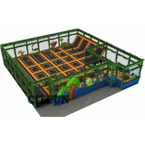 Commercial Jungle theme trampoline park indoor playground for children and adults TP-022B