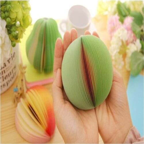 Colorful Fruits Notes Sticky Cute Cartoon Memo Apple Notepad Office School Home Stationery Message Writing DIY MSG Sticker Paper