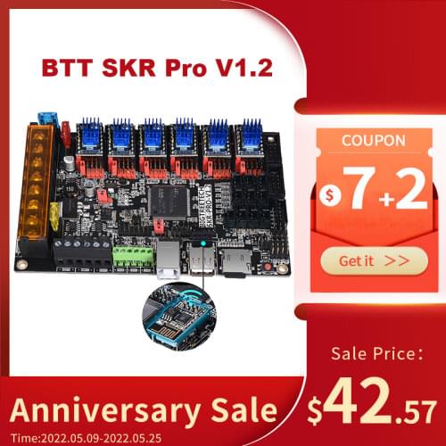 BIGTREETECH SKR PRO V1.2 Controller Board 32 Bit+Wifi Adapter Module 3D Printer Parts vs MKS GEN L TMC2208 TMC2130 TMC2209