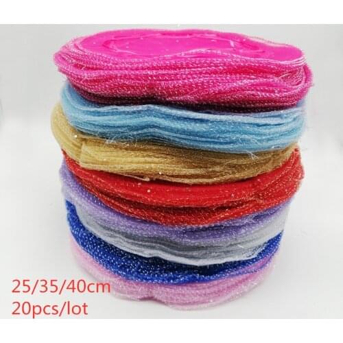 20pcs Diameter 25/35/40cm Round Organza Jewelry Bags Pouch Jewelry Packaging Bag Drawstring Bag Jewellery Bag Jewelry Pouches