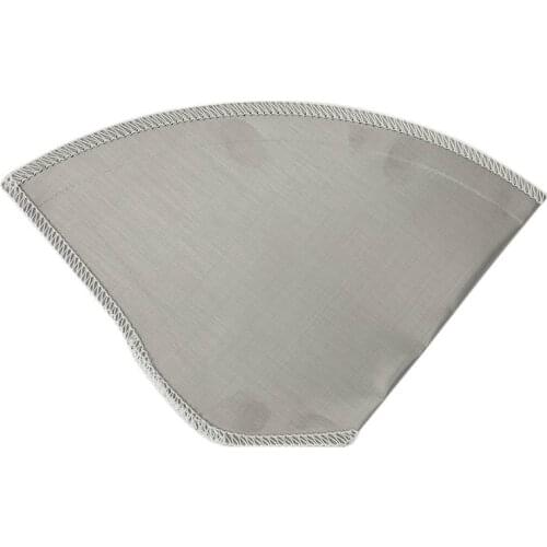 Reusable Pour over Coffee Filter Stainless Steel Fine Mesh Coffee Filter Drip Cone Paperless Universal Coffee Filter