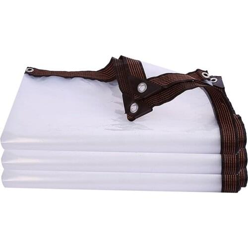 0.12mm Thick Transparent Tarpaulin Rainproof Cloth Balcony Garden Waterproof Shelter Greenhouse Succulent Plant Keep Warm Awning