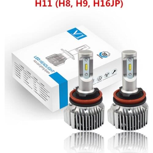 New Verson H11/H8/H9/H16 LED Headlight Fog Bulbs-LUMILEDSLUXEON ZES Chips-90W 10000LM 6000K-Hi/Lo Beam/ Light-2 Yr Warranty