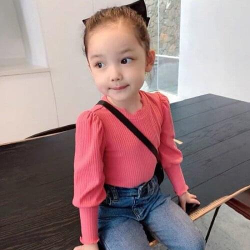 Children Clothing Autumn Spring Kids Baby Girl Fashion Casual Toddler Blouse Long Sleeve Outerwear Tops New Style