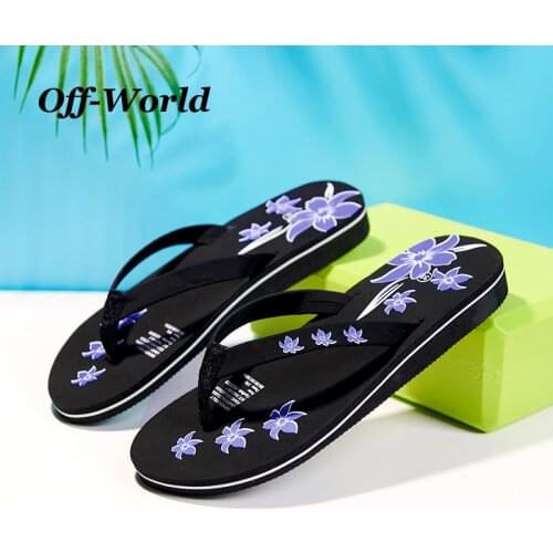 Summer Women Flip Flops Slippers Sandals Shoes Rubber Non-Slip Pool Casual Outdoor Beach Vacation Footwear Sides Female Slippers
