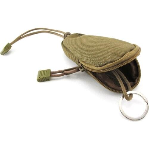 Wen Bags Solid Oxford Fabric Waterproof Hard-wearing Camouflage Tactics Vice Accessories Military Enthusiasts Key Bag -OPK