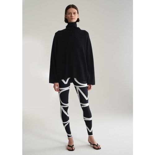 Totem* leo* skinny legging pants fall season classic spandex logo letter printing