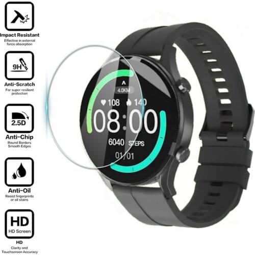 Smartwatch Tempered Glass Protective Film Guard For Xiaomi Imilab Smart Watch W12 Sport Full Screen Protector Cover Accessories