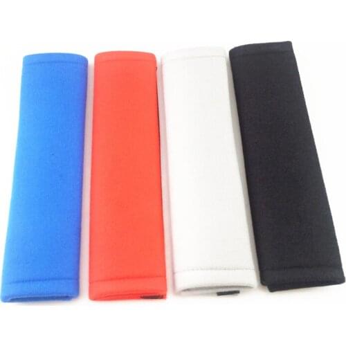 A Pair Of Car Shoulder Protector Car Seat Belt Covers Breathable Shoulder Cover for Ford Focus Fusion Escort Kuga Ecosport Fiest