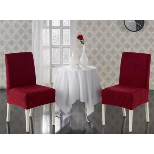 Jacquard 2 Piece Chair Cover Set