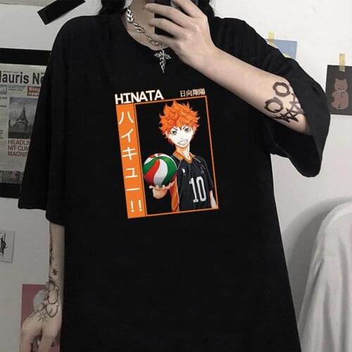Women Fashion Haikyuu T-shirt Casual Tee