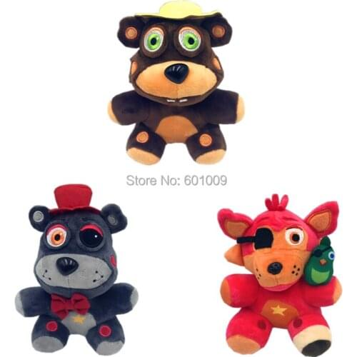 10/Lot Nightmare Bonnie Foxy Phantom Foxy 18CM Plush Doll