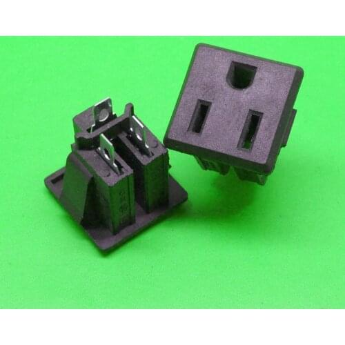 1x American standard AC POWER SOCKET 15A 125V Multinational Certification Environmental copper AC Power outlet