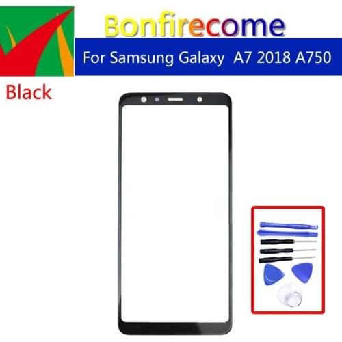 A750 For Samsung Galaxy A7 2018 A750 A750F Front Outer Glass Lens TouchScreen Lens Replacement 6.0 inch