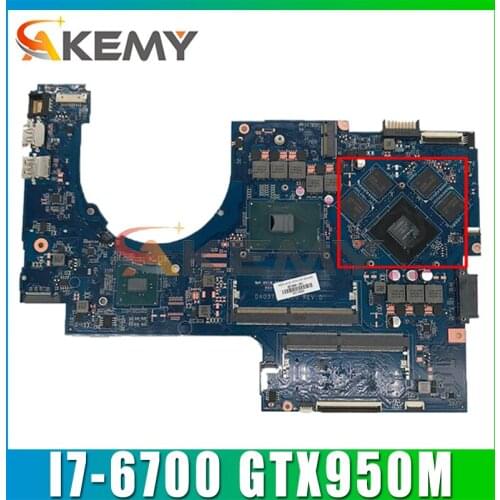 Akemy 857389-601 857389-001 DAG37AMB8D0 G37A For HP 17-W HP17-AB Notebook Computer Motherboard I7 6700 GTX950M Test Ok Fast Ship