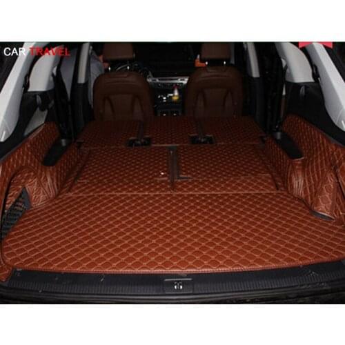 Good quality! Special car trunk mats for Audi Q7 7 seats -2015 waterproof cargo liner boot carpets for Q7 ,Free shipping