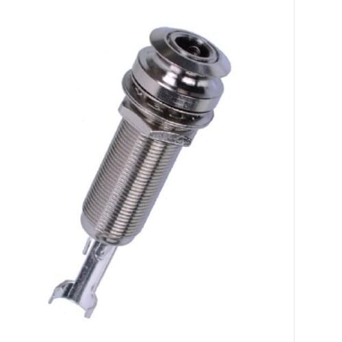 1PCS Guitar Endpin Jack Plug Sockets Bronze Copper End Pin Output Jack For Acoustic Electric Guitar Bass Musical Instruments