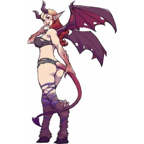 Hot Mei Ni for Process of Beauty Becoming Devil Funny PVC Car Stickers Anime DIY Auto Decals Waterproof KK Vinyl Car Styling