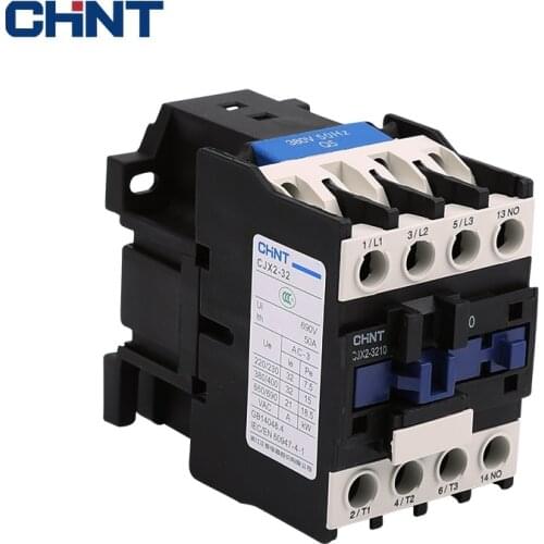 CHNT CJX2 3 poles miniature contactors-motor CJX2-3210(NO)/01(NC) 50HZ AC 380V,220V,127V,110V,48V,42V,36V,24V
